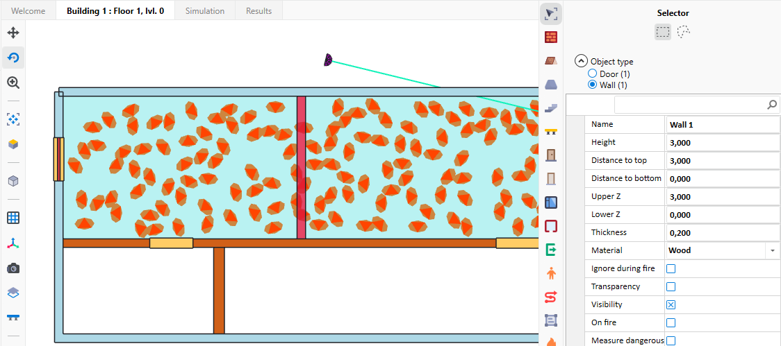 Viewing an Object&rsquo;s Properties Using the Selector Tool