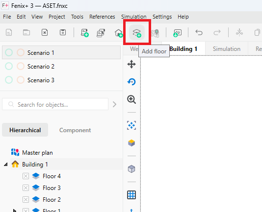 Adding a floor on the control panel