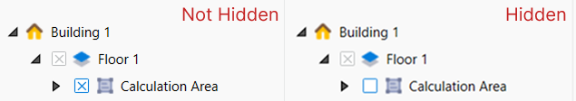 Display checkbox