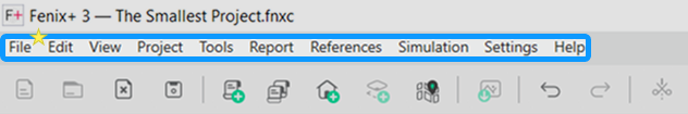 Menu bar
